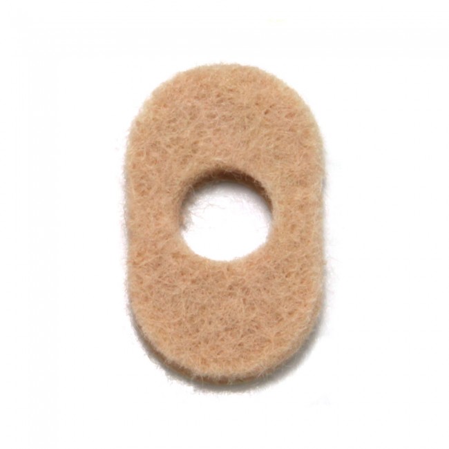 1/8" FLESH FELT (Corn pad with center hole)