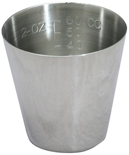 2oz STAINLESS STEEL MEDICINE CUP