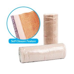 ELASTIC BANDAGE (ACE TYPE) LF SELF CLOSER 4" 