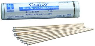 SILVER NITRATE APLIC 6" 12X100 (100/TUBE) (12TUBES/BX) GRAFCO