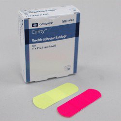 BANDAGE, FABRIC FLEX NEON MULTI-COL 1X3 (50/BX 24BX/CS