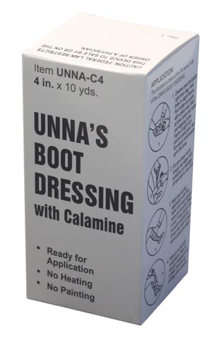 BANDAGE UNNA BOOT W/CALAMINE 4"