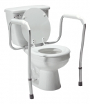 Lumex Versaframe Toilet Safety Rail, Adjustable Height