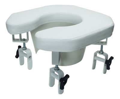 Lumex Multi-Position Open Padded Raised Toilet Seat
