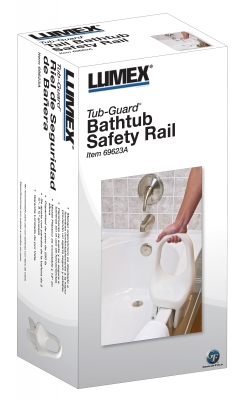 Lumex Tub-Guard® Bathtub Safety Rails, Standard - 12" Height