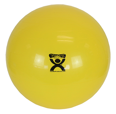 CanDo  Inflatable Exercise Ball - Yellow 