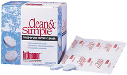 CLEAN & SIMPLE TABLET, ENZYMATIC  (144/BX 12BX/CS)