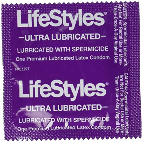 CONDOM, SPERMICIDE LIFESTYLES LUB (1008/CS)