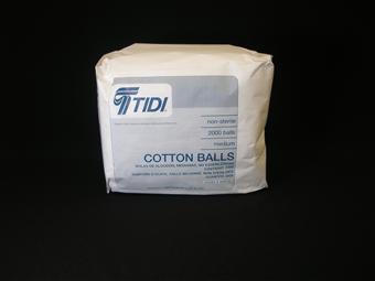 BALL COTTON MEDIUM NONSTERILE WHITE