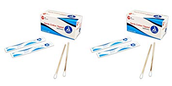 Cotton Tipped Wood Applicators Sterile, 6", 10/100/1's/Cs