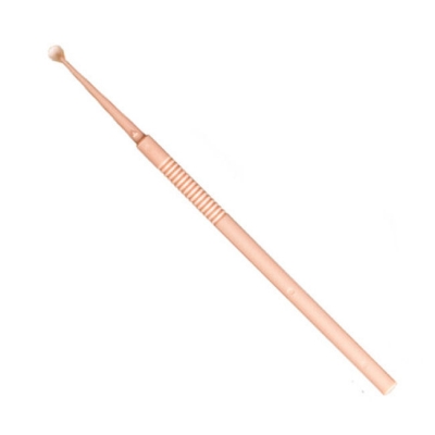 CURETTE EAR LARGE SPOON TIP PEACH NONSTERILE DISPOSABLE