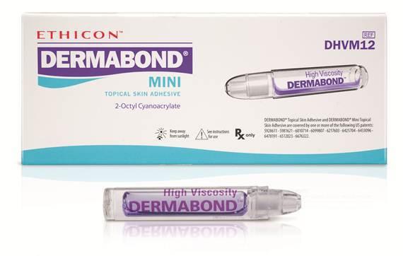 DERMABOND,ADHESIVE, MINI, TOPICAL, .36ML