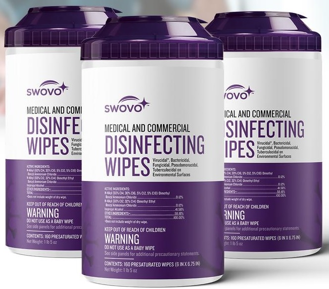  Disinfecting Wipes EPA 160ct 12/cs