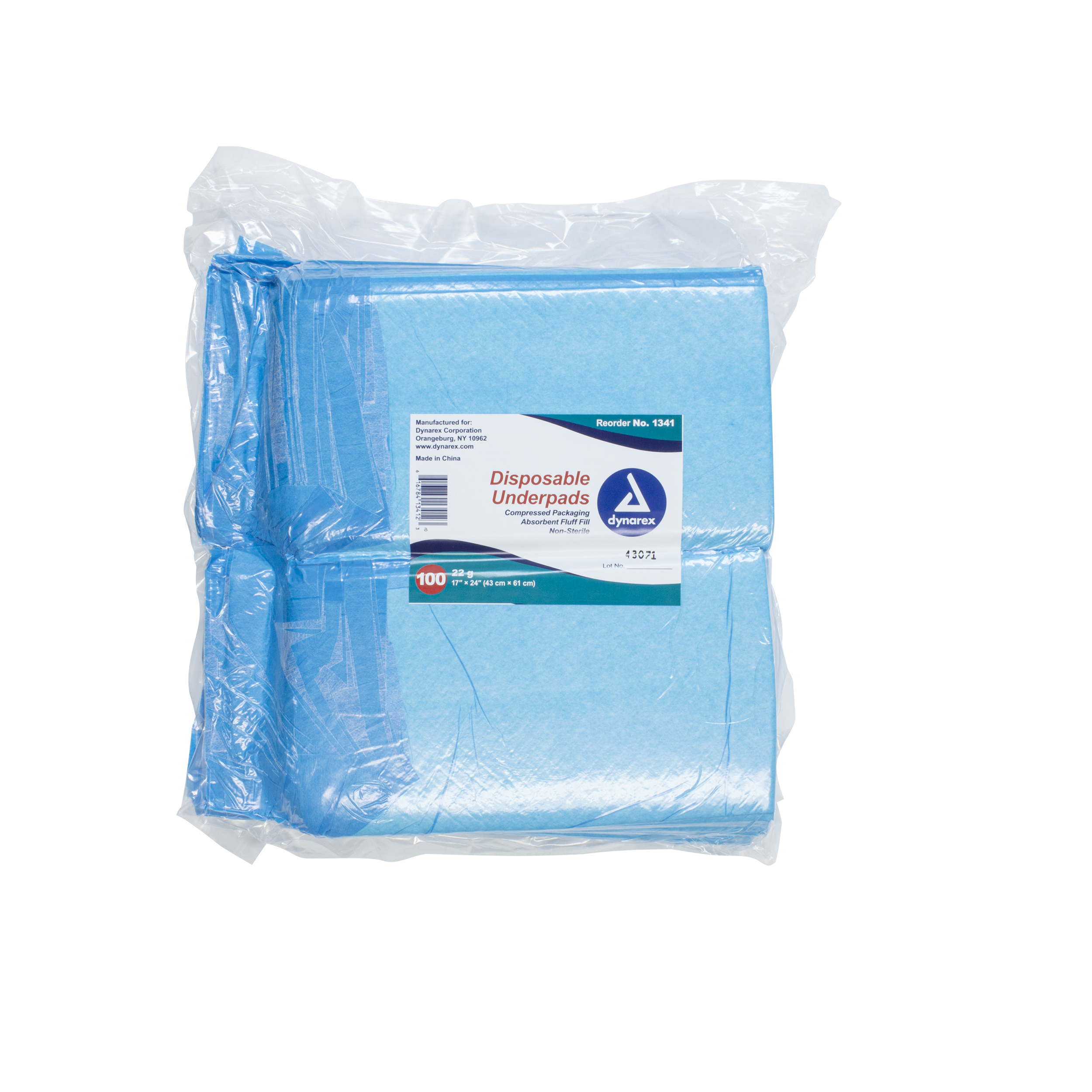 Disposable Underpads, 17 x 24 (22 g), 