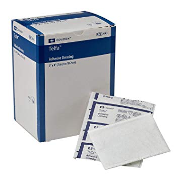 DRESSING TELFA PAD 3X4IN 1'S STERILE ADHESIVE ABSORBENT