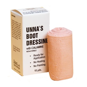 DRESSING UNNA BOOT 3" W/CALAMINE