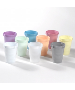 Drinking Cup Plastic 5 oz White Embossed Grip 1000/Case