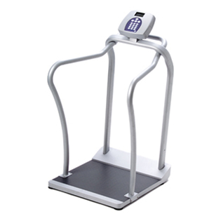 HEALTH O METER SCALE PLATFORM DIGITAL W/HNDRLS 1000LB