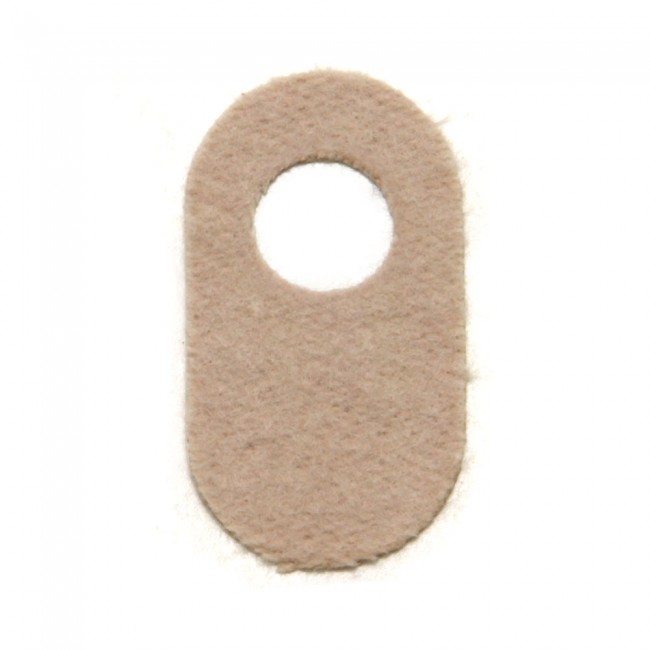 MOLESKIN LESION PAD W/OFF CENTER HOLE