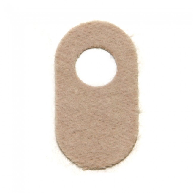 MOLESKIN LESION PAD W/OFF CENTER HOLE