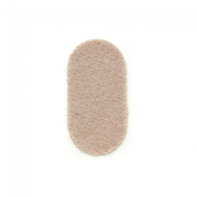 MOLESKIN OVAL COVERLET TYPE PAD