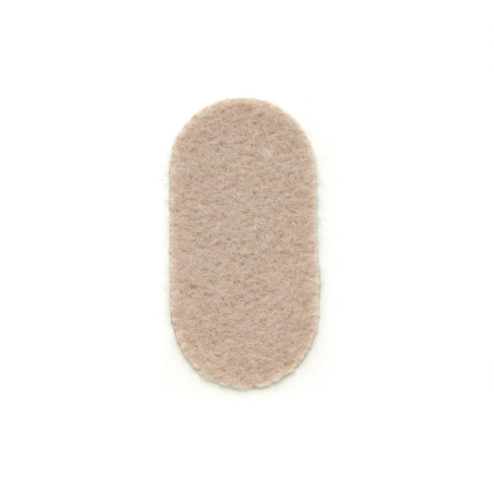 OVAL COVERLET TYPE PAD MOLE SKIN