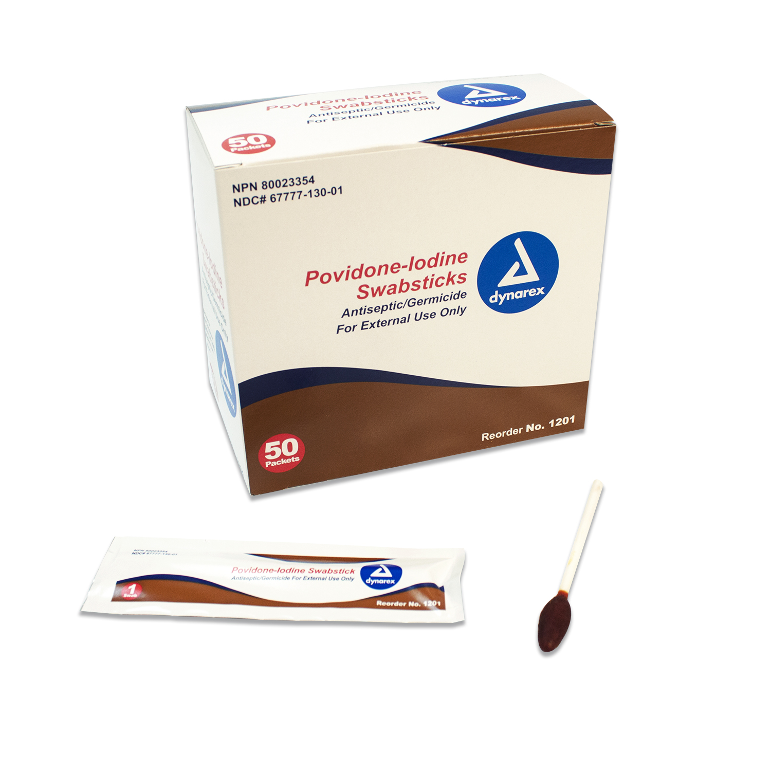 POVIDONE IODINE SWABSTICKS  1'S