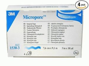 MICROPORE 3INX10YD HYPOALLERGENIC SURGICAL PAPER