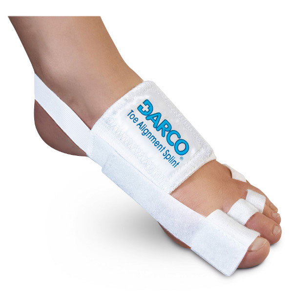 TAS Splint Toe Darco Elastic White Unisize